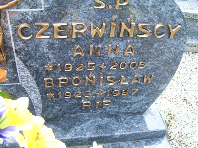 Anna Czerwińska 1925 Kobierzyce - Grobonet - Wyszukiwarka osób pochowanych